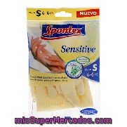 Guantes Látex Sensitive Talla 6-6 1/2 Pequeña Spontex 1 Ud.