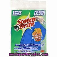 Guantes Multiusos Latex Talla Mediana Scotch-brite, Pack 1 Par