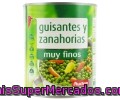 Guisantes Muy Finos, Con Zanahorias Auchan Lata De 530 Gramos