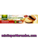Gullon Diet Nature Galletas Integrales Sandwich Con 37% De Chocolate Negro Sin Azúcares Añadidos Paquete 250 G