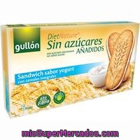 Gullon Diet Nature Galletas Sandwich Sabor Yogurt Sin Azúcares Añadidos Con Cereales Integrales Envase 220 G