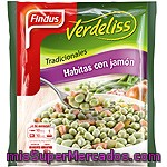 Habitas Con Jamón Findus-verdeliss 230 G.