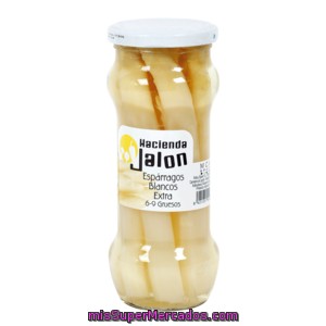 Hacienda Jalon Espárragos Blancos Extra 6-9 Gruesos Frasco 220 Gr