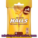 Halls Calm Caramelos Duros Sabor Miel - Limón Pack 4 Envases 32 G