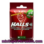 Halls Caramelos Fresa Pack 4