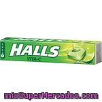 Halls Vita-c Caramelos Duros Sabor Lima Paquete 33,5 G