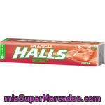 Halls Vita-c Caramelos Sabor Fresa Sin Azúcar Paquete 32 G
