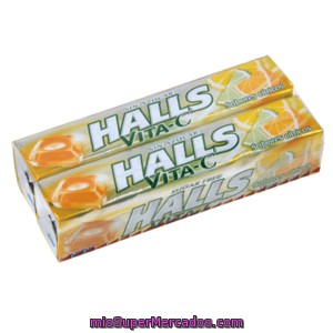 Halls Vita C Cítricos Paquete P2 64 Gr