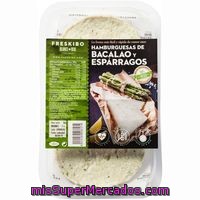 Hamburguesa De Bacalao-espárragos Ros, Bandeja 160 G