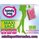 Handy Bag Bolsa Multiusos Maxi Sacs Ahorra Espacio Con Cierre Hermético Talla L Caja 5 Unidades