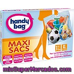 Handy Bag Bolsa Multiusos Maxi Sacs Ahorra Espacio Con Cierre Hermético Talla Xl Caja 3 Unidades