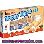 Happy Hippo Kinder 5 Unidades 103 Gramos