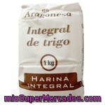 Harina Trigo Integral, Aragonesa, Paquete 1 Kg