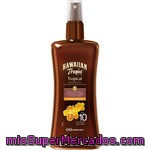 Hawaiian Tropic Aceite Protector Fp-10 Dry Spray 200 Ml