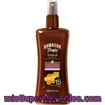 Hawaiian Tropic Aceite Protector Fp-15 Dry Spray 200 Ml