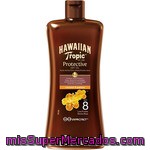 Hawaiian Tropic Aceite Protector Fp-8 Dry Tamaño Viaje Y Resisitente Al Agua Frasco 100 Ml