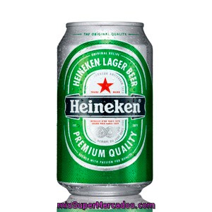 Heineken Cerveza Rubia Holanda Lata 33 Cl