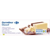 Helado 3 Sabores Carrefour Discount 1 L.