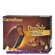 Helado Bombón Doble De Chocolate Carrefour 4 Ud.
