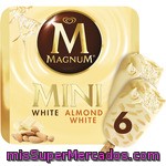 Helado Bombón Mini Chocolate Blanco Magnum 6 Ud.