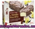 Helado Bombón, Sabor Vainilla Con Cobertura De Chocolate Con Leche Y Trocitos De Almendra Auchan Pack 4 Unidades De 120 Mililitros