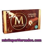 Helado Caramel & Nuts Magnum 6 Ud.