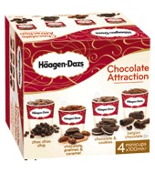 Helado Chocolate Attraction Häagen Dazs 4 Ud.