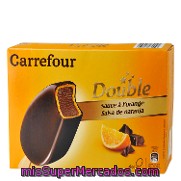 Helado De Chocolate Y Naranja Carrefour 4 Ud.