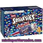 Helado De Vainilla Con Caramelos De Chocolate De Leche Smarties Nestlé Pack 4 Unidades De 80 Mililitros