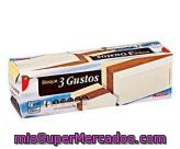 Helado En Bloque De Chocolate, Vainilla Y Nata Auchan 1 Litro