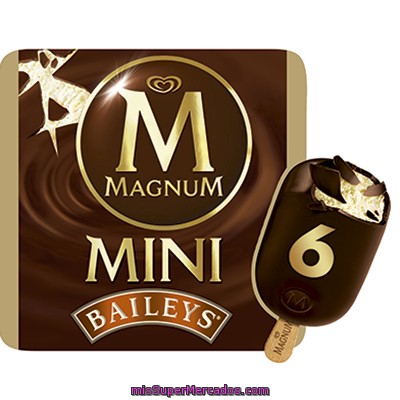 Helado Mini Baileys Magnum De Frigo Pack 6 Unidades De 60 Mililitros