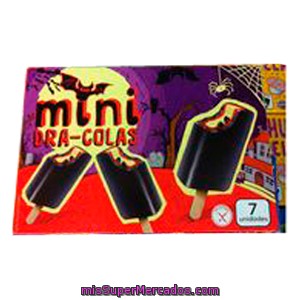 Helado Palo Hielo Mini Dra-colas, Producto Recomendado, Caja 7 U - 420 Cc