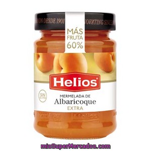 Helios Mermelada Extra De Albaricoque 60% Fruta Frasco 340 G