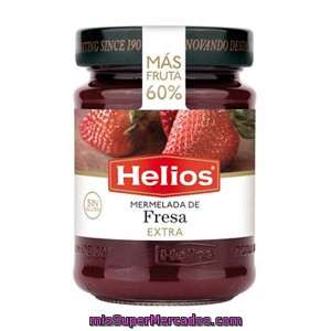 Helios Mermelada Extra Fresa Frasco 340 Grs