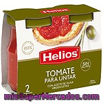 Helios Tomate Para Untar Con Aceite De Oliva Virgen Extra Pack 2 Frasco 70 G