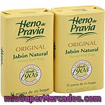 Heno De Pravia Pastilla De Jabón Natural 100% Pack 2 Envase 125 G
