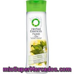 Herbal Essences Nude Champú Brillo Con Extractos De Té Blanco Y Menta Frasco 400 Ml