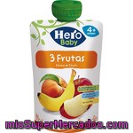 Hero Baby 3 Frutas Plátano Manzana Y Melocotón Formato Bolsita Pouche 100 G