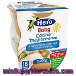 Hero Baby Cocina Mediterranea Cazuelitas De Merluza A La Marinera Pack 2x200 G Estuche 400 G
