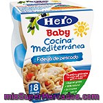 Hero Baby Cocina Mediterranea Fideuá De Pescado Pack 2x200 G Estuche 400 G