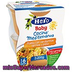 Hero Baby Cocina Mediterranea Paella Con Verduritas Tiernas Y Pollo Pack 2x200 G Estuche 400 G