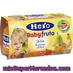 Hero Baby Fruta Tarrito Selección De Tres Frutas 2x120g Envase 240 G