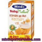 Hero Baby Natur Papilla 8 Cereales Con Miel Envase 1200 G