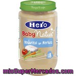 Hero Baby Natur Tarrito De Verduritas Al Vapor Con Merluza Envase 235 G