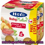 Hero Baby Natur Tarritos De Verdura De La Huerta Con Pollo Pack 4x235g Estuche 940 G