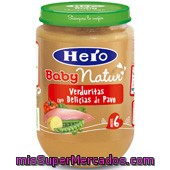 Hero Baby Natur Verduritas Con Delicias De Pavo 6 Meses 235g