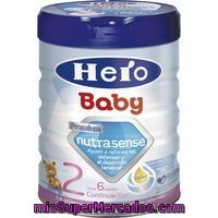Hero Baby Nutrasense 2 Leche De Continuación Desde 6 Meses Envase 800 G