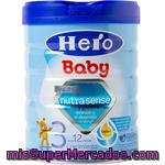Hero Baby Nutrasense 3 Leche De Crecimiento Desde 12 Meses Envase 800 G