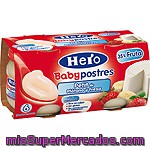 Hero Baby Postres Petit De Plátano Y Fresa Pack 2x80 G Estuche 160 G