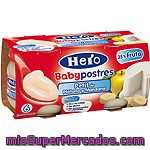 Hero Baby Postres Petit Plátano Manzana Y Queso Fresco Pack 2x80g Estuche 160 G